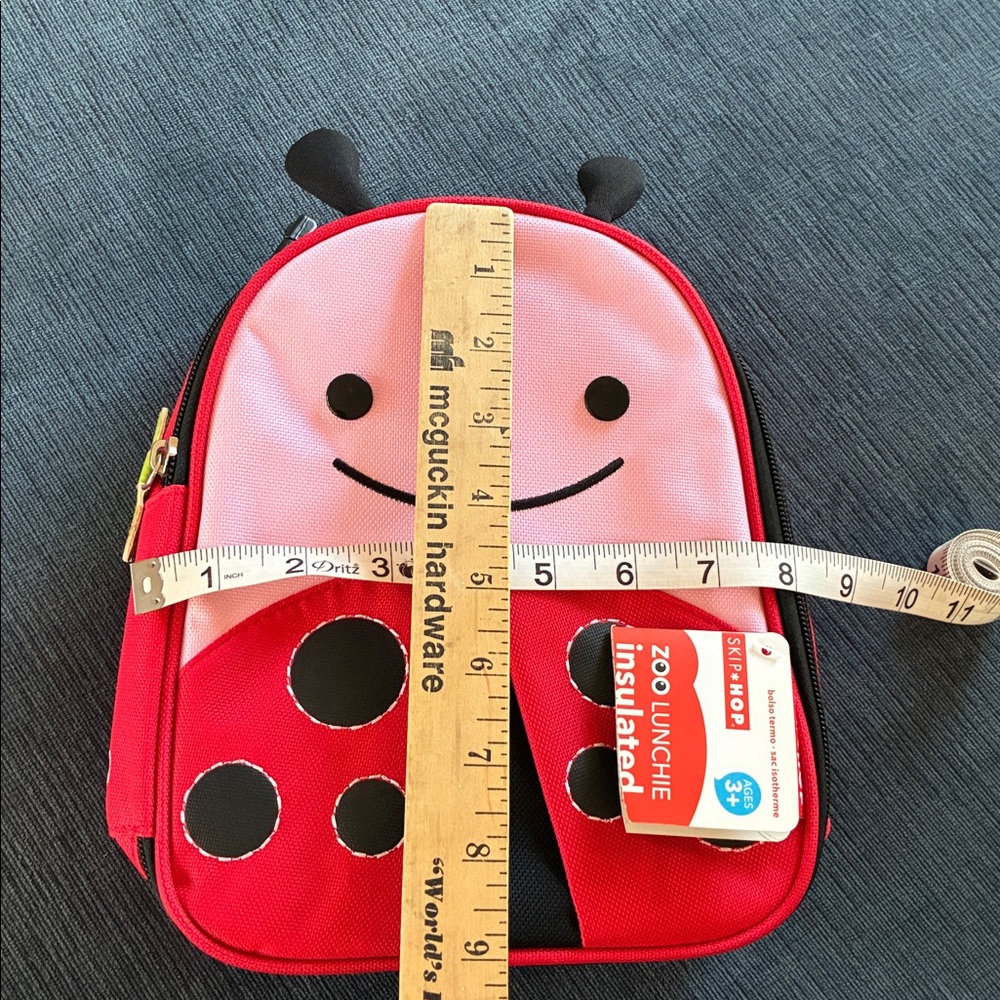 NWT✨Skip Hop Zoo Insulated Lunch Bag: 🌸 Lady Bug - Picture 8 of 8